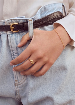 Nala bracelet Forgyldt Maanesten 